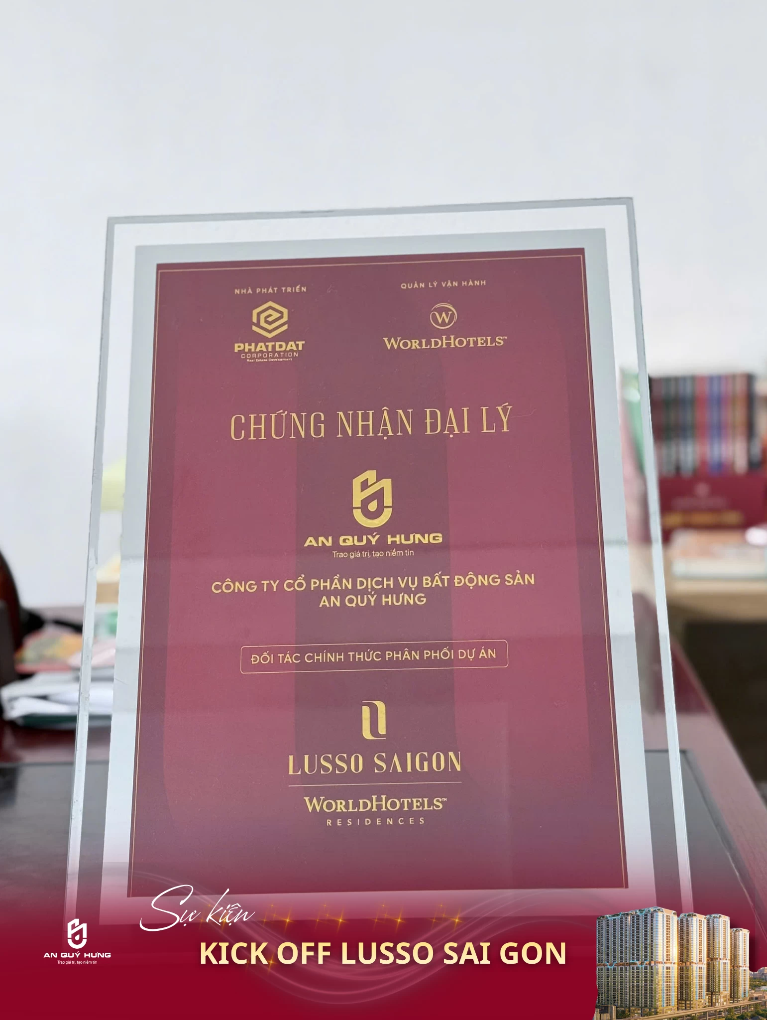 An Quý Hưng Chính Thức Trở Thành Đại Lý Phân Phối Chiến Lược Tòa Lusso Saigon